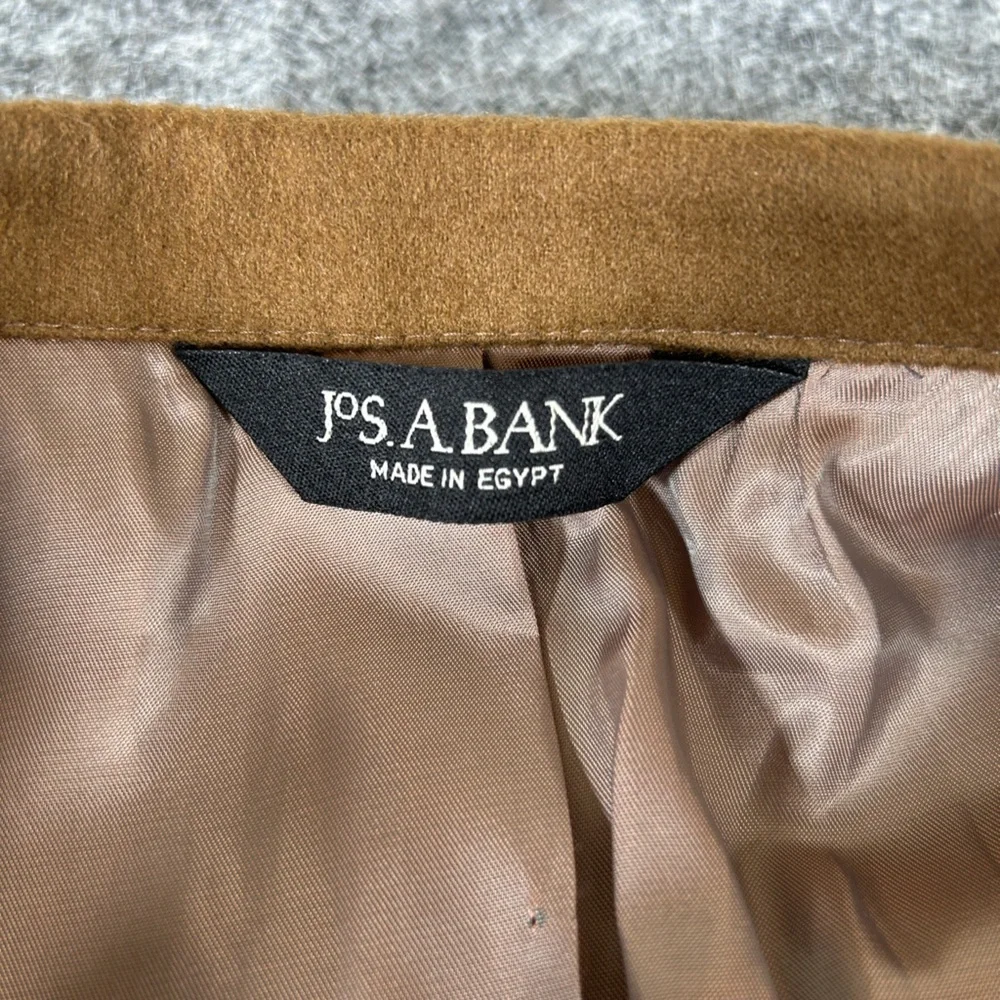 JoS. A. Bank Sport Blazer Men’s‎ 42L Tan Wool Cashmere 2- Button